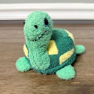 Scrubby Buddies "Puck" the Turtle Plush Stuffed Animal Toy Kids Room Decor